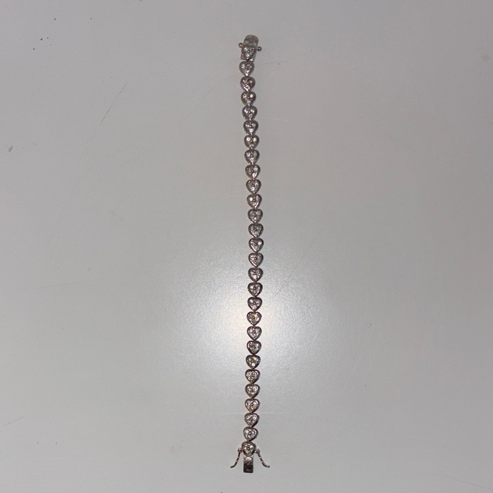 Sterling Silver Heart Bracelet